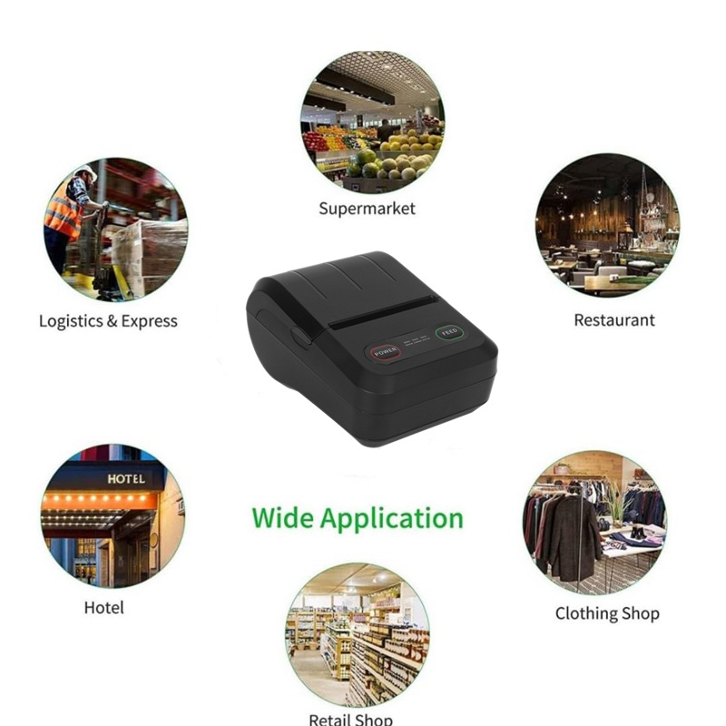 Hva er bruksområdene til 58 mm termiske skrivere?