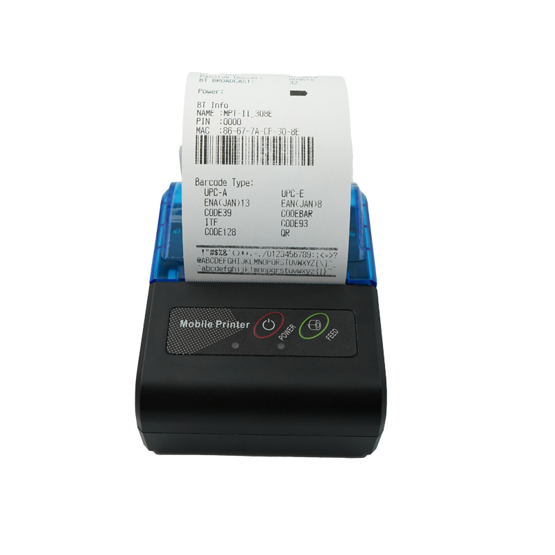 Bluetooth bærbar termisk skriver Bluetooth bærbar termisk skriver